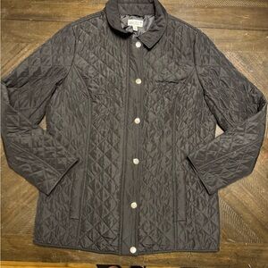 Croft & Barrow Quilted Black Jacket XL